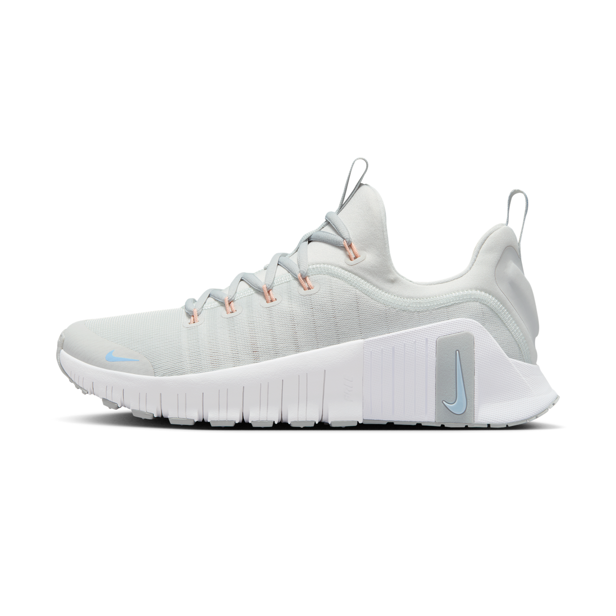 Nike Free Metcon 6 Photon Dust Light Smoke Grey Summit White Metallic Silver (Women's)