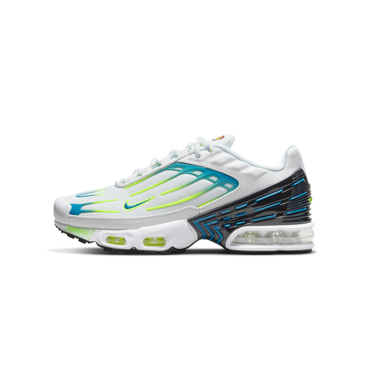 Nike Air Max Plus 3 White Volt Marina (GS) | DV7138-100