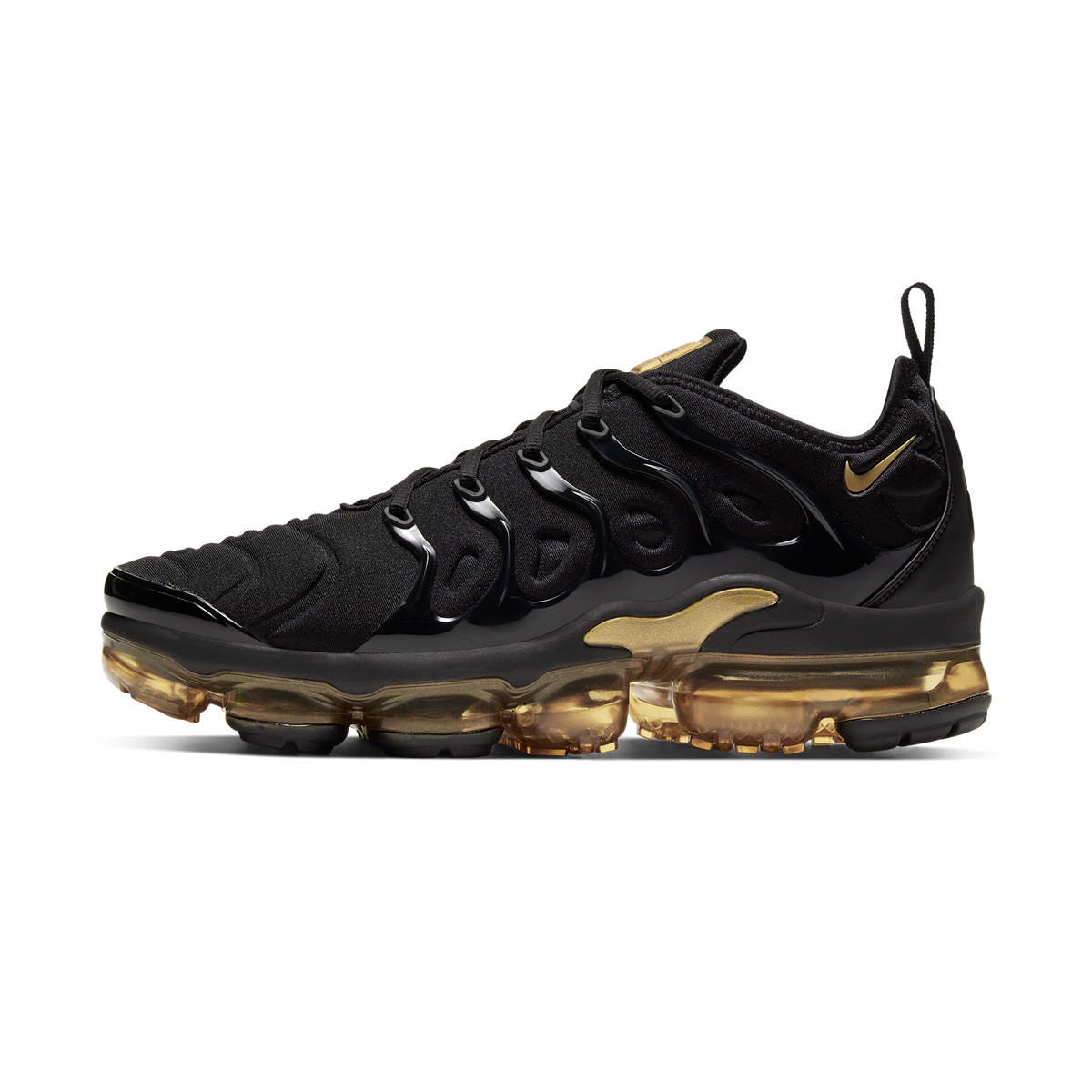 Nike Air VaporMax Plus Black Metallic Gold | CW7299-001