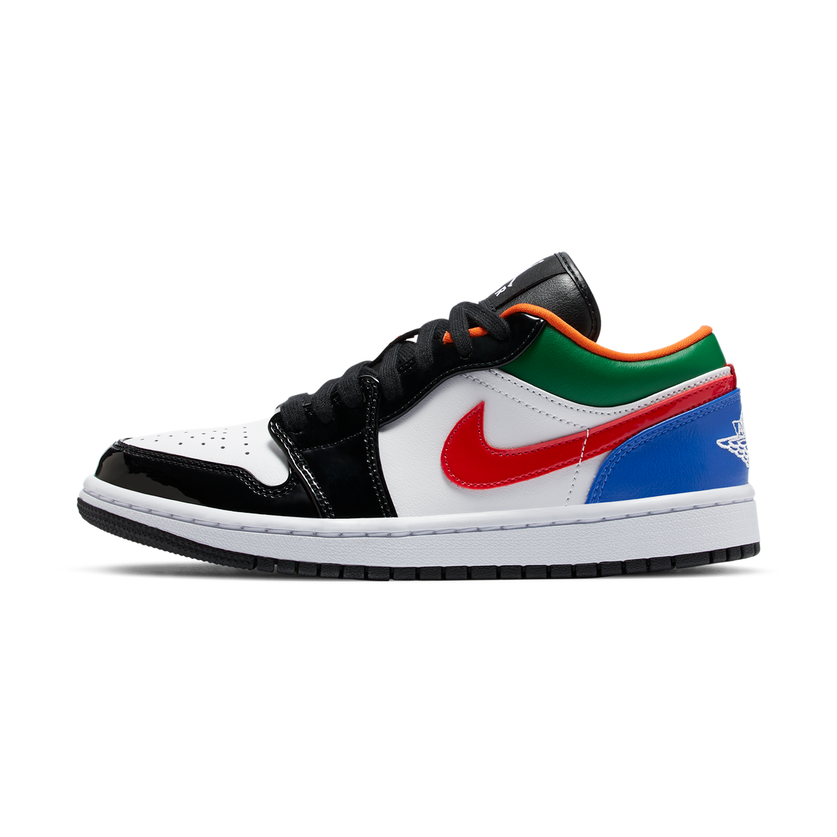 Jordan 1 Low Multi-Color Black Toe (Women's)