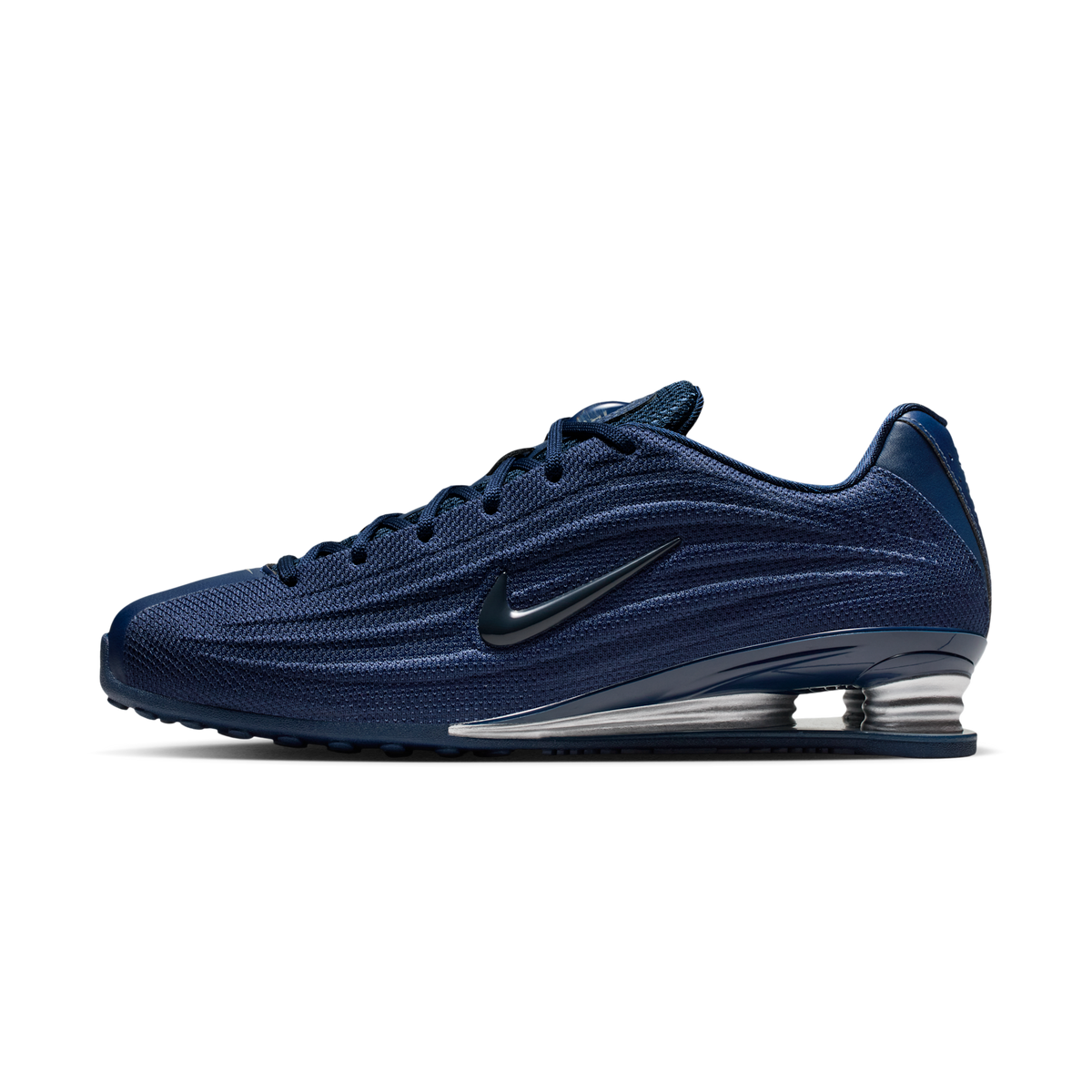 Nike Shox Z Midnight Navy Metallic Silver (Women's)