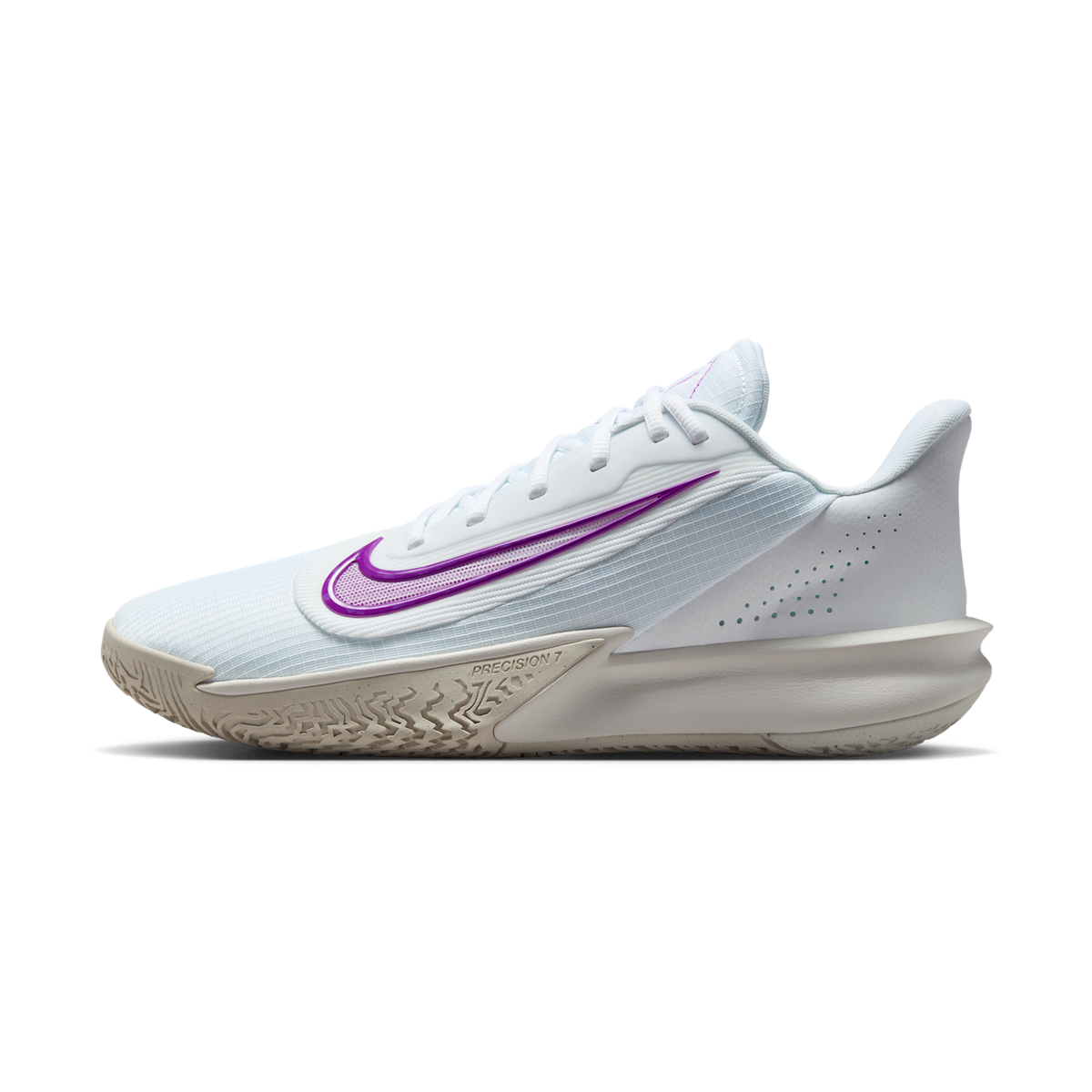 Nike Precision 7 White Vivid Purple