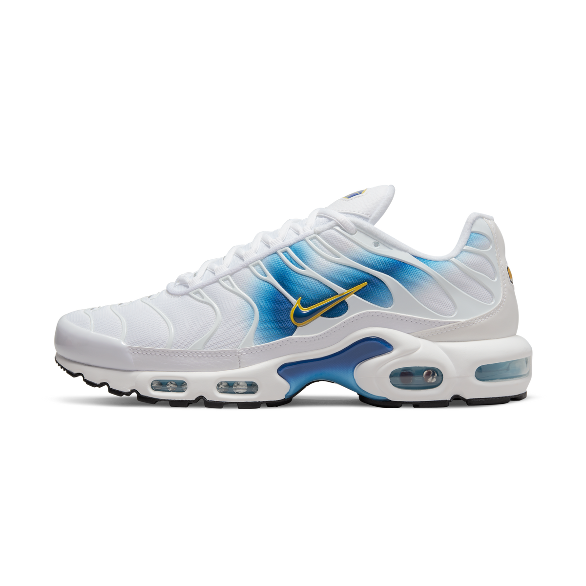Nike Air Max Plus Spray Paint Swoosh White Blue | DX8962-100