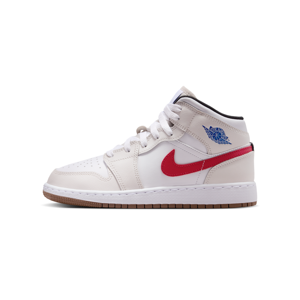 Jordan 1 Mid Phantom Game Royal White (GS)
