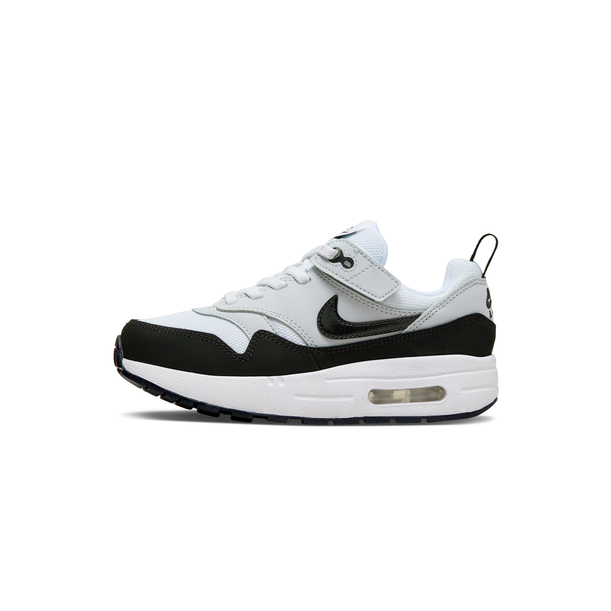 Nike Air Max 1 EasyOn White Black (PS)