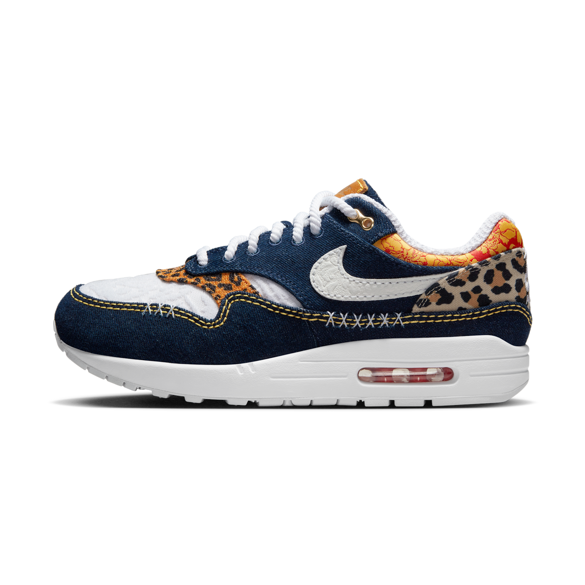 Nike Air Max 1 Premium Denim Leopard
