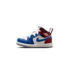 Jordan 1 Mid True Blue Varsity Red (TD)
