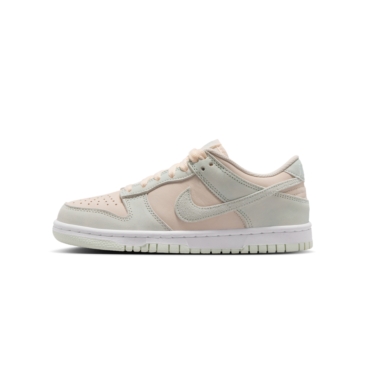 Nike Dunk Low Suede Chalk Barely Green (GS)