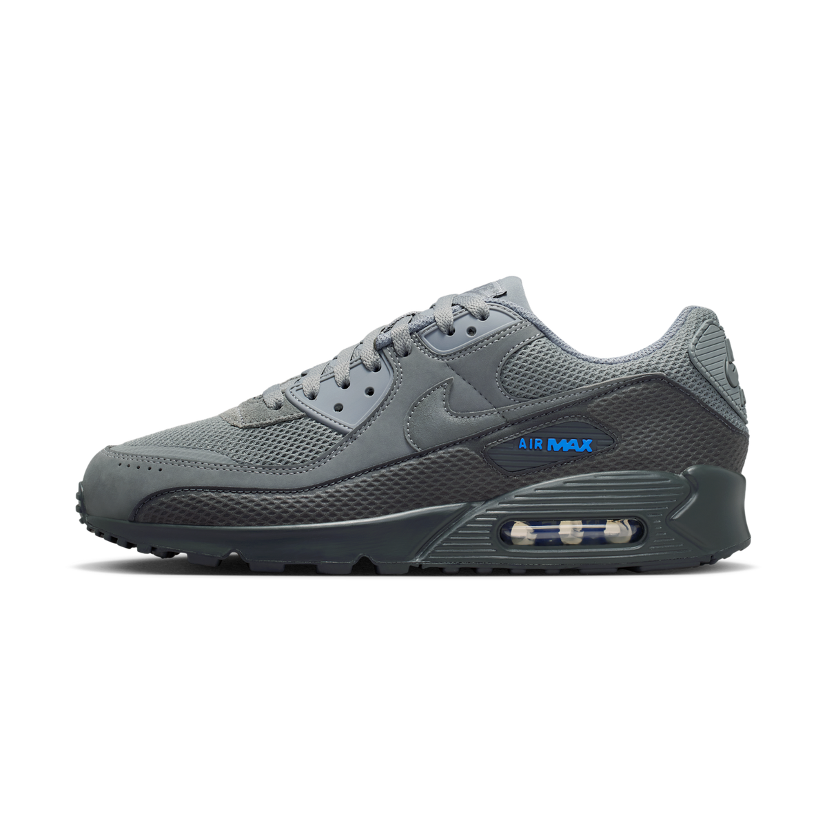 Nike Air Max 90 Premium Smoke Grey Blue Crystal