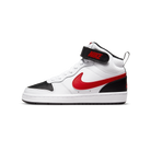 Nike Court Borough Mid 2 White University Red (GS)