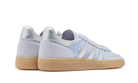 Adidas Handball Spezial Crystal Sky Silver Metallic Chalk White — vue de profil