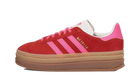Adidas Gazelle Bold Collegiate Red Lucid Pink
