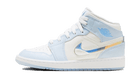 Air Jordan 1 Mid Glitter Swoosh