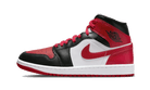 Air Jordan 1 Mid White Bred Toe