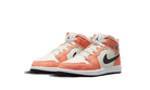 Air Jordan 1 Mid SE Orange Suede Enfant (PS)