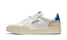 Autry Medalist Leather Suede Low White Light Blue