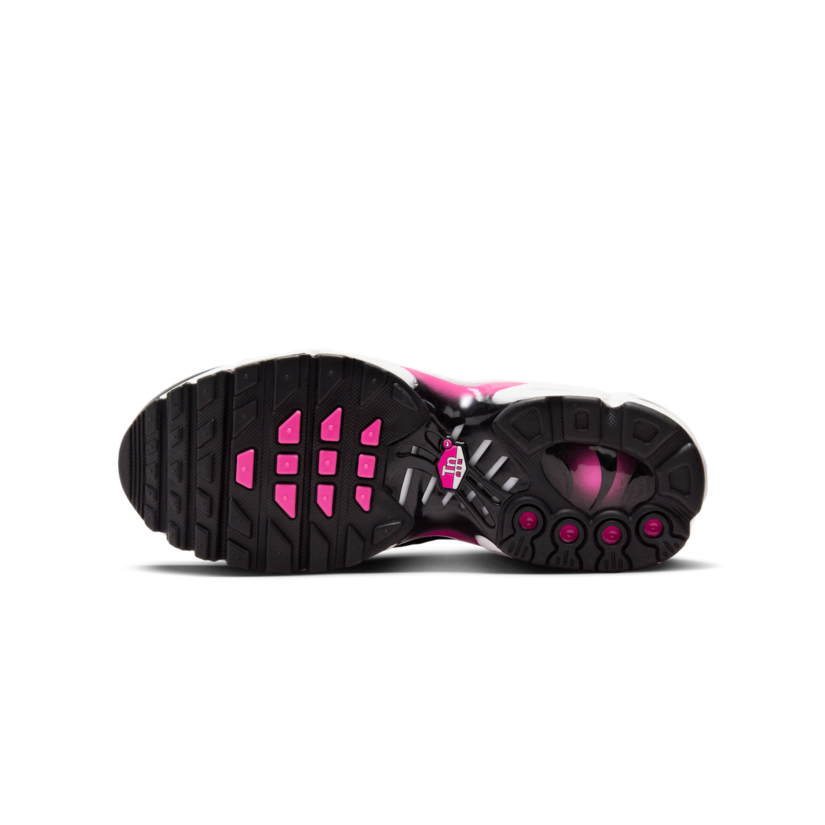 Nike Air Max Plus Black White Laser Fuchsia (GS)