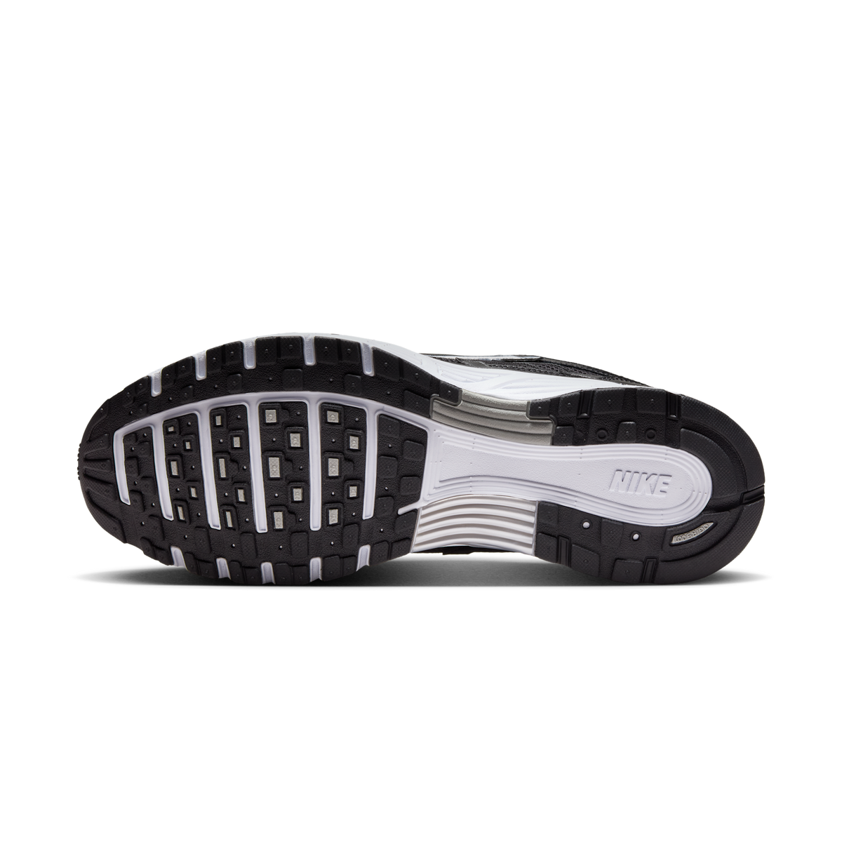 Nike P-6000 Black White Metallic Silver
