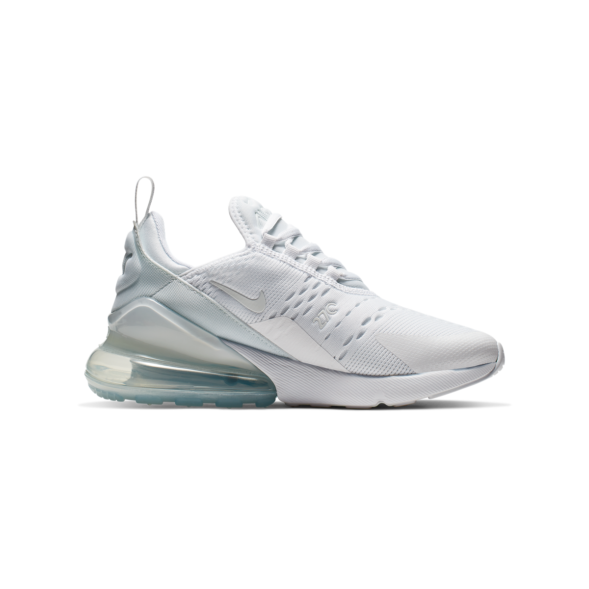 Nike Air Max 270 White Metallic Silver (GS)