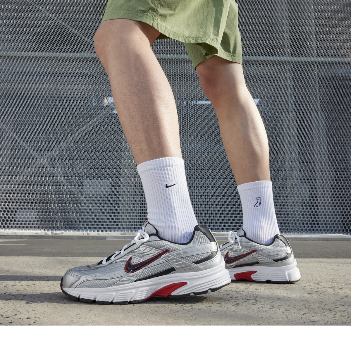Nike Initiator Metallic Silver Red | 394055-001