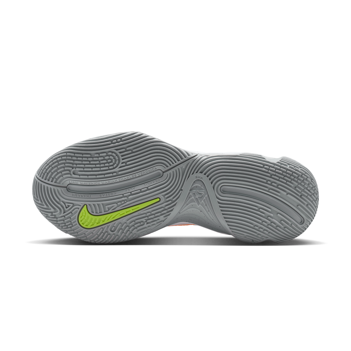 Nike Giannis Immortality 4 White Volt Wolf Grey Black