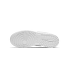 Jordan 1 Low Triple White Tumbled Leather (GS)