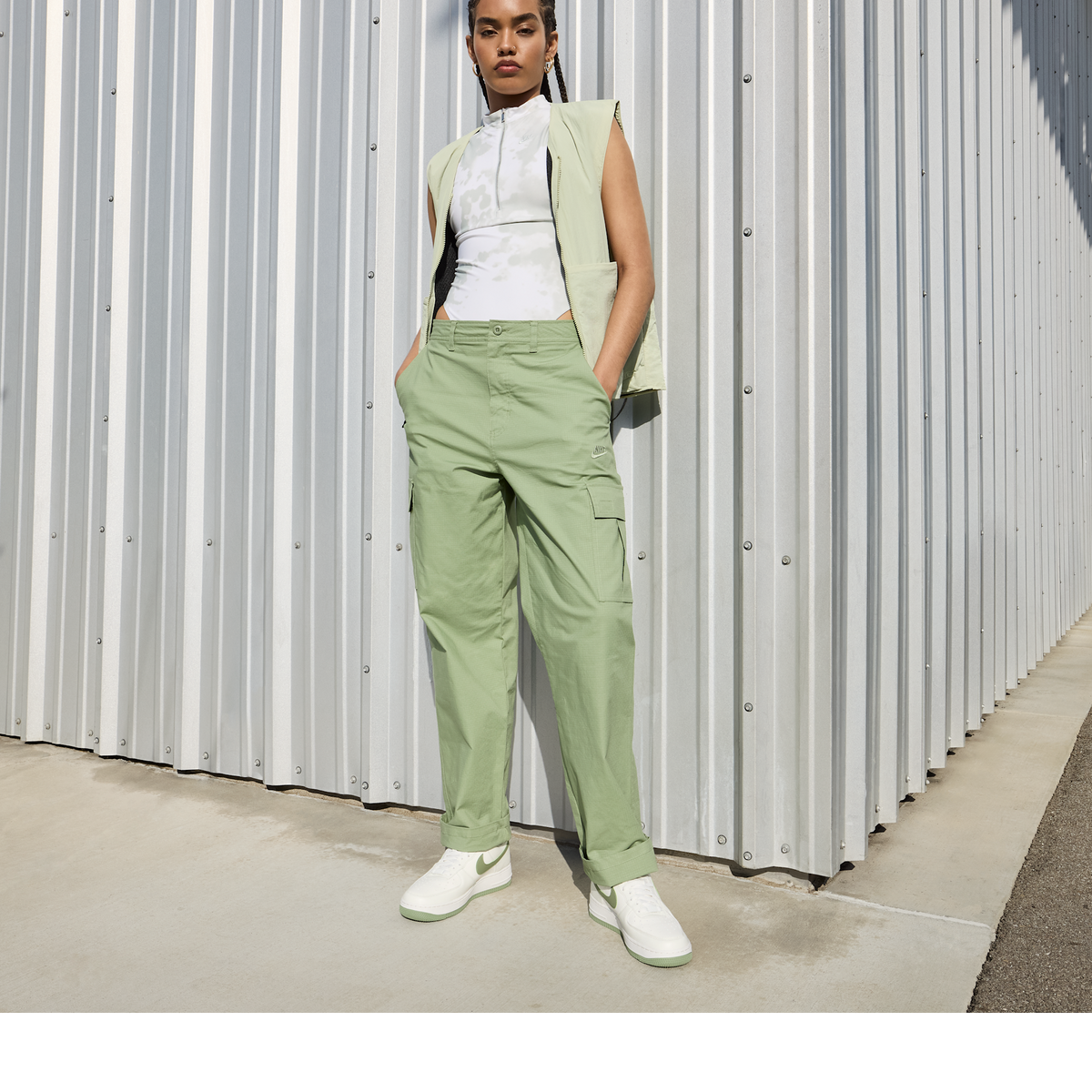Nike Air Force 1 Low '07 SE Next Nature Oil Green (Women's)