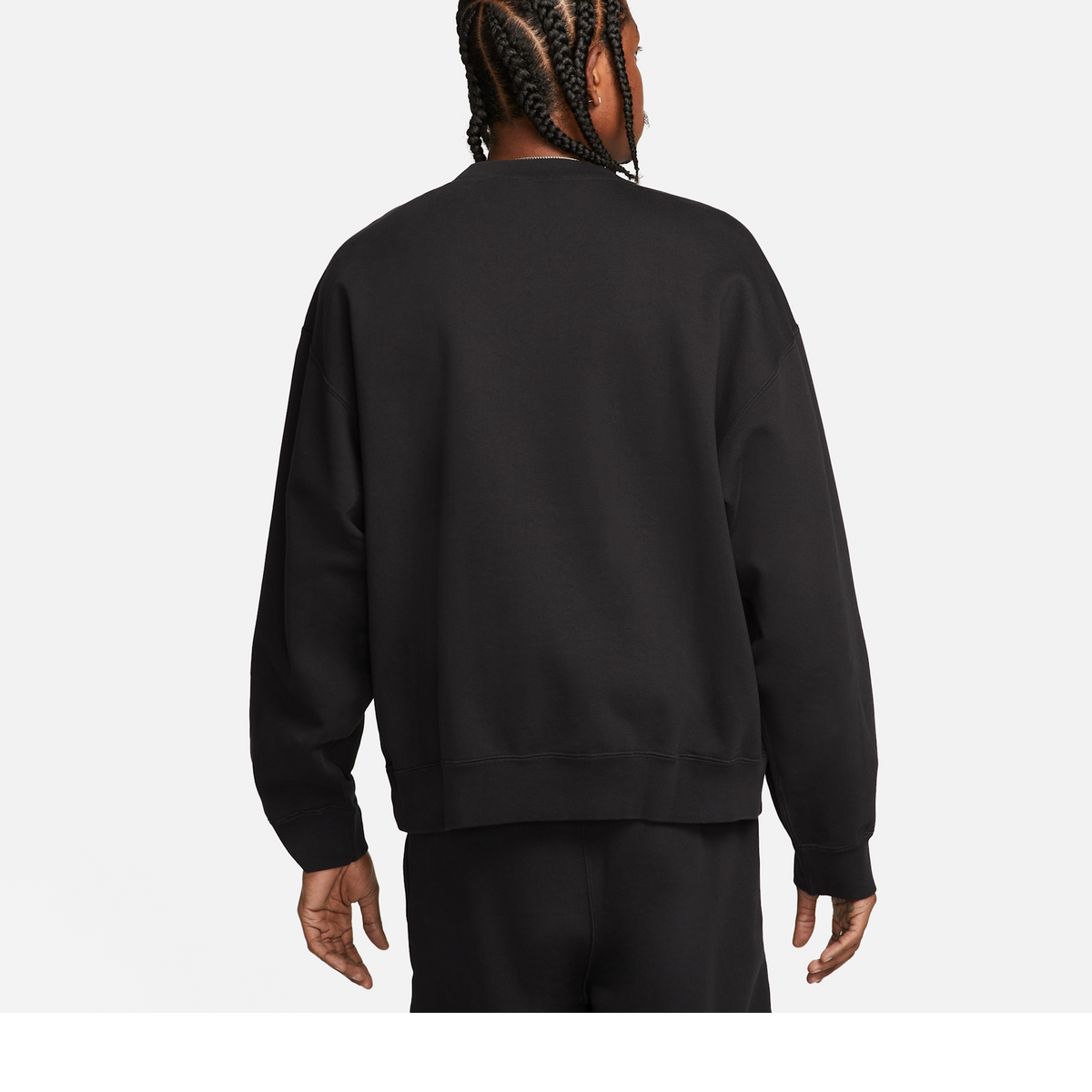 Nike x Stussy Wash Crew Fleece Black