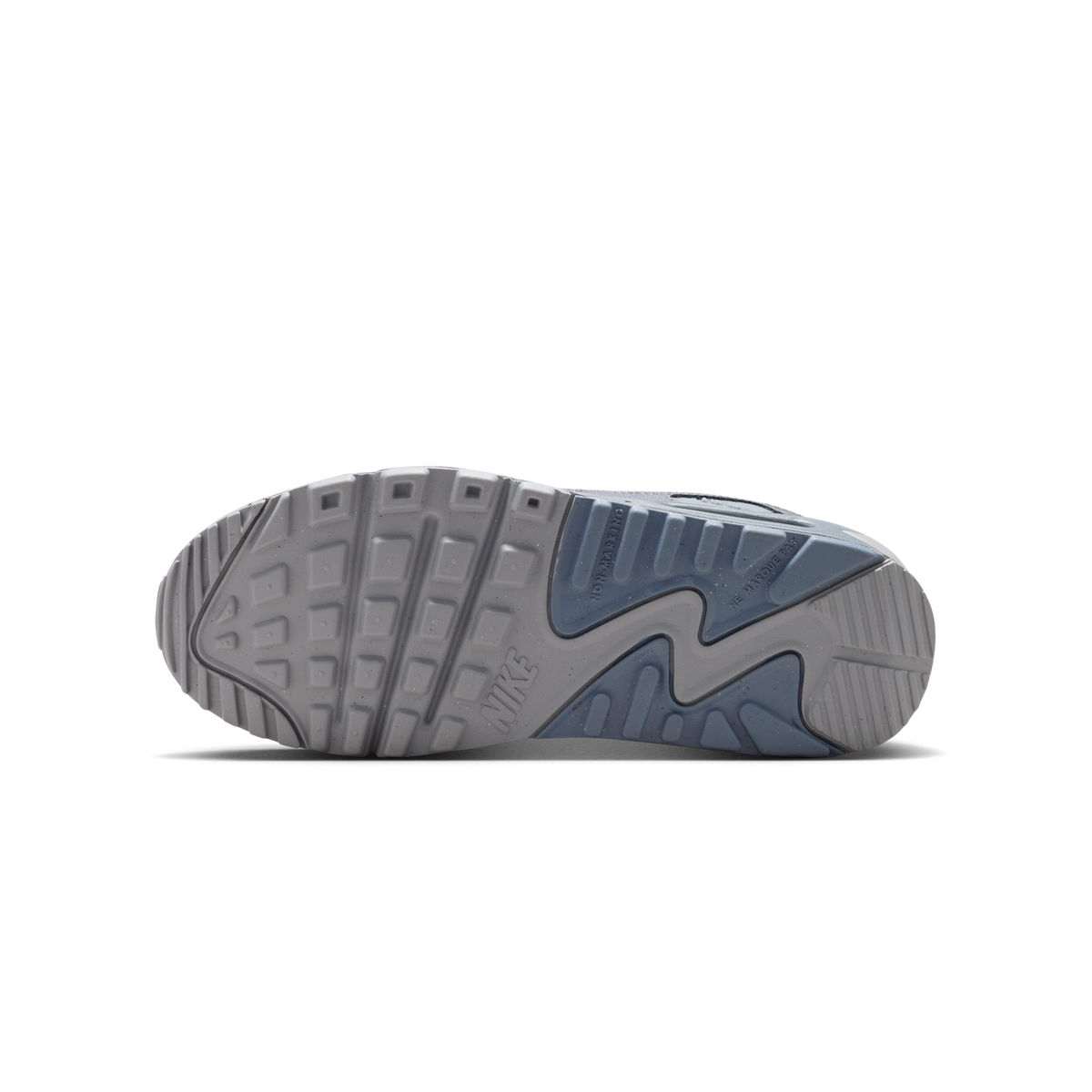 Nike Air Max 90 LTR Wolf Grey Stealth Armory Blue (GS)