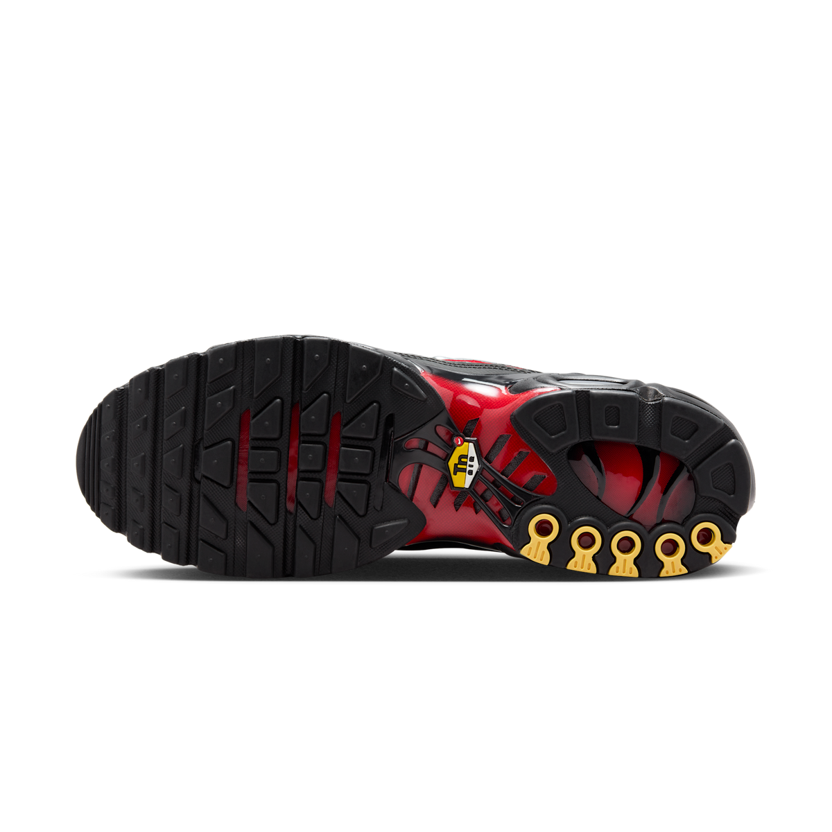 Nike Air Max Plus Black University Red Metallic Silver