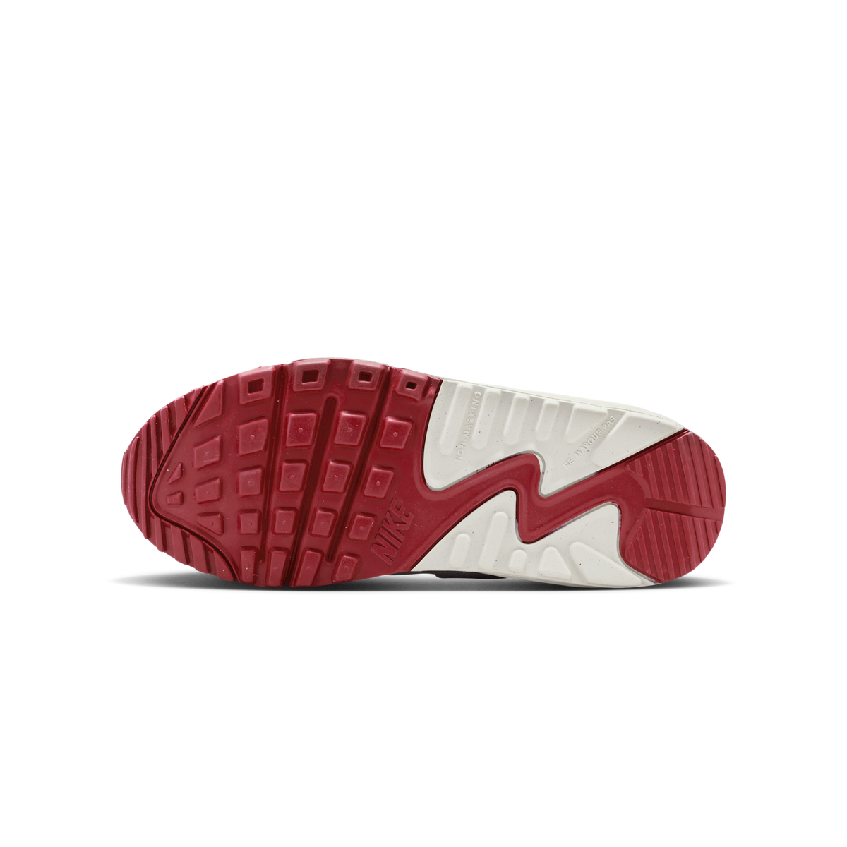 Nike Air Max 90 SE White Light Bone Crimson (GS)