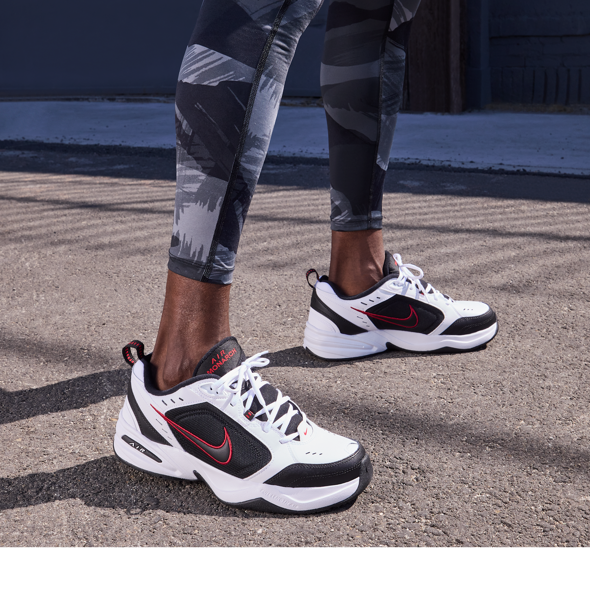 Nike Air Monarch IV White Black | 415445-101