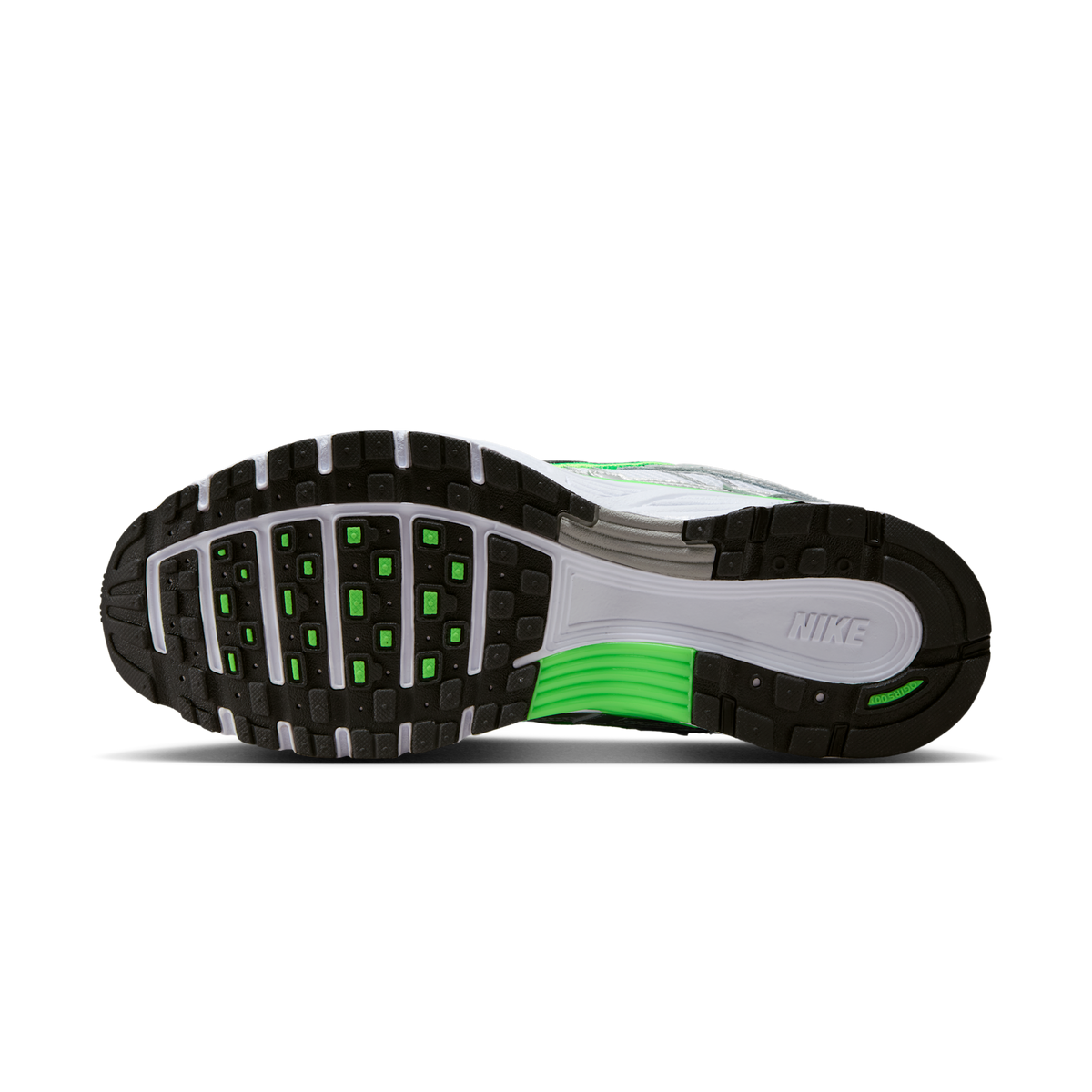Nike P-6000 SE Metallic Silver White Green Strike
