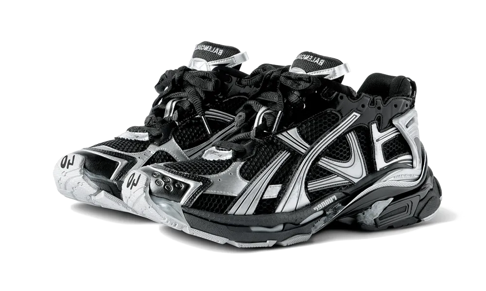 Balenciaga Runner Silver Black