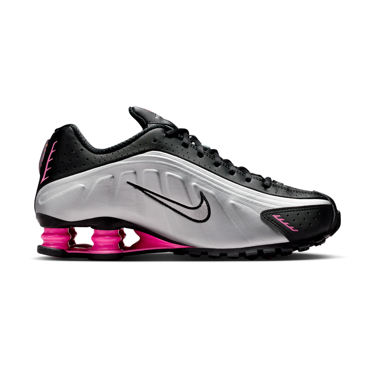 Nike Shox R4 Black Metallic Silver Pinksicle (Women's) | AR3565-012