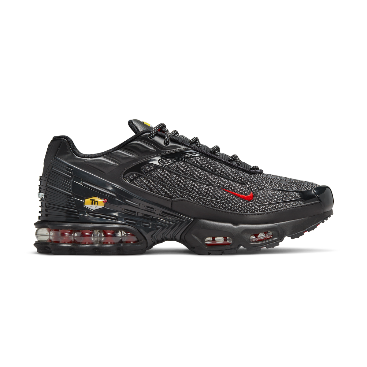 Nike Air Max Plus 3 Black Reflective Silver University Red | DO6385-002