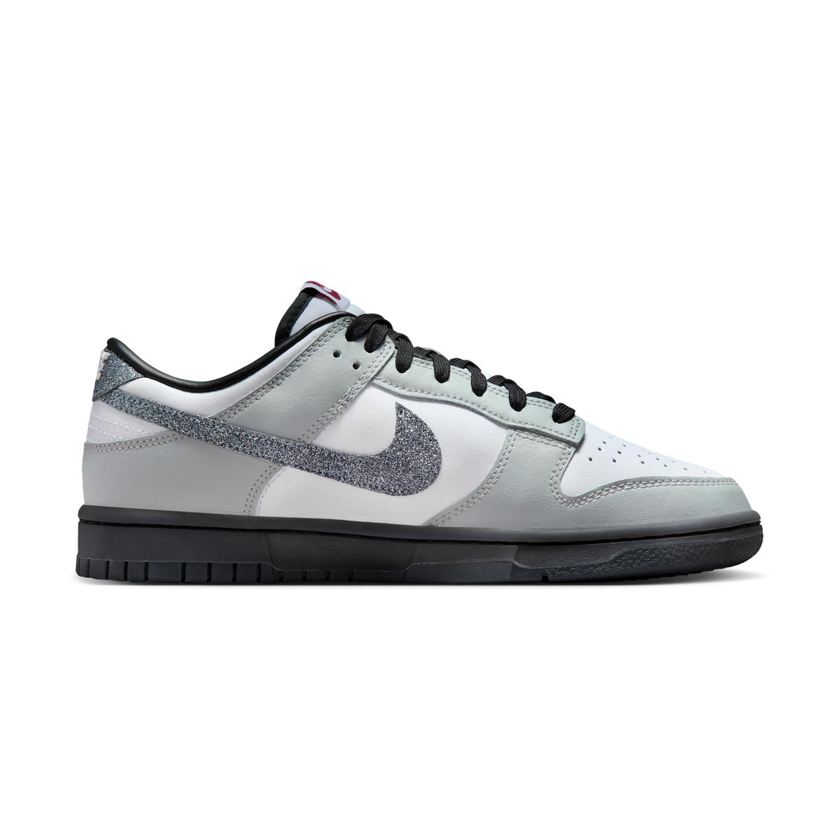 Nike Dunk Low LX Glitter Swoosh White Light Smoke Grey (Women's)