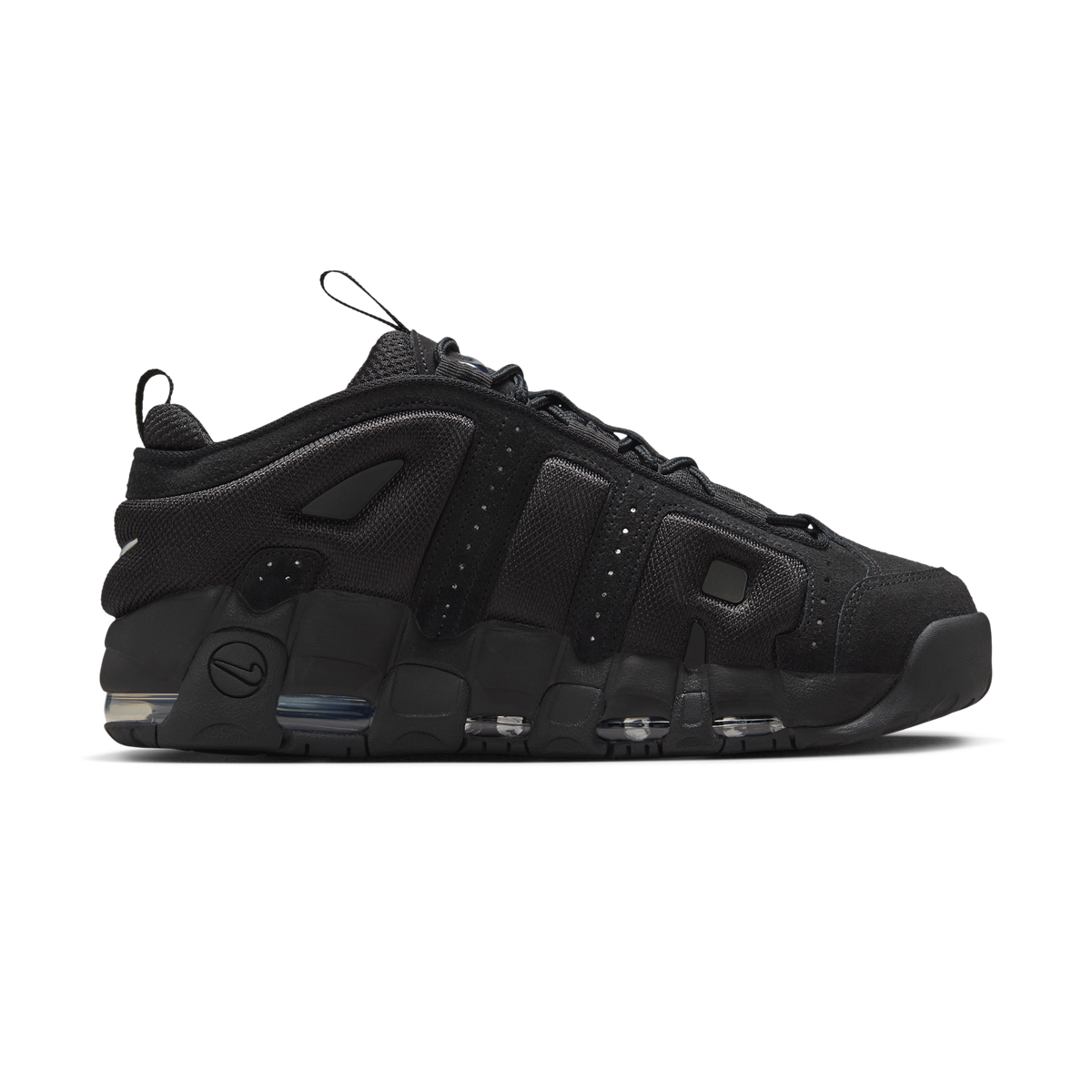 Nike Air More Uptempo Low Triple Black
