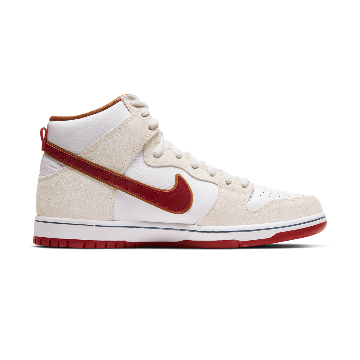 Nike SB Dunk High Sail Bright Crimson