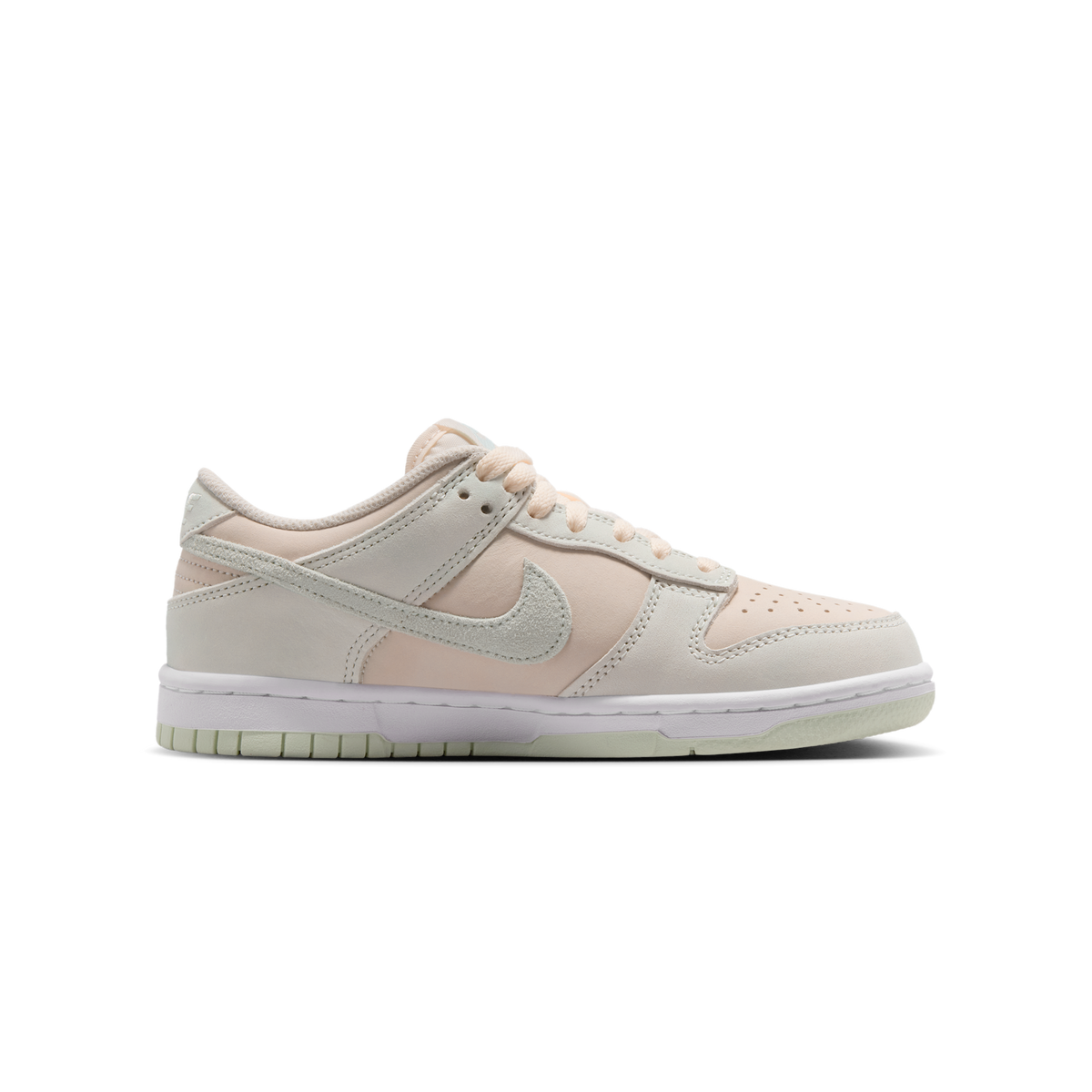 Nike Dunk Low Suede Chalk Barely Green (GS)