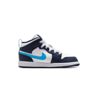 Jordan 1 Mid Obsidian Dark Powder Blue (PS)