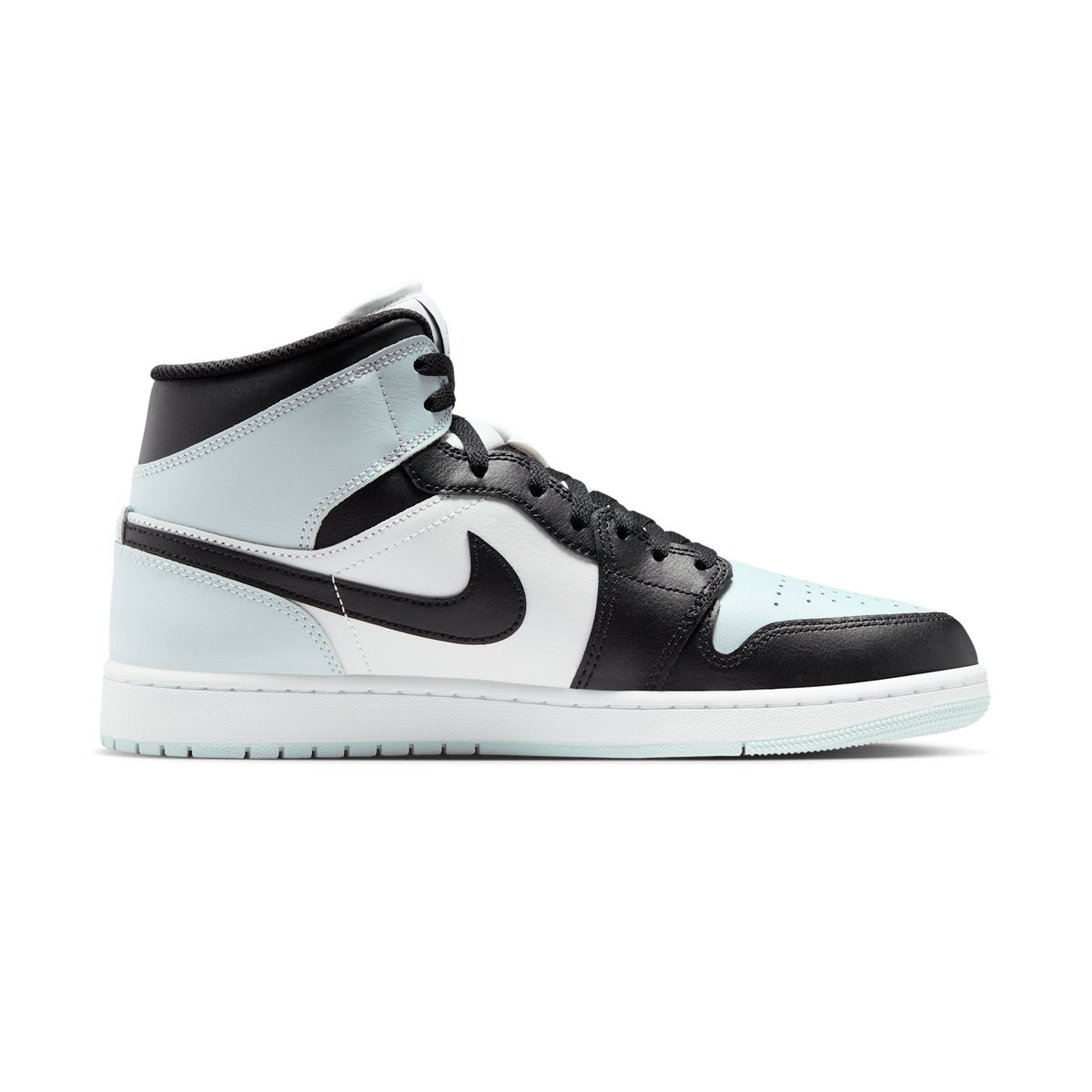 Jordan 1 Mid Black Aura Squadron Blue