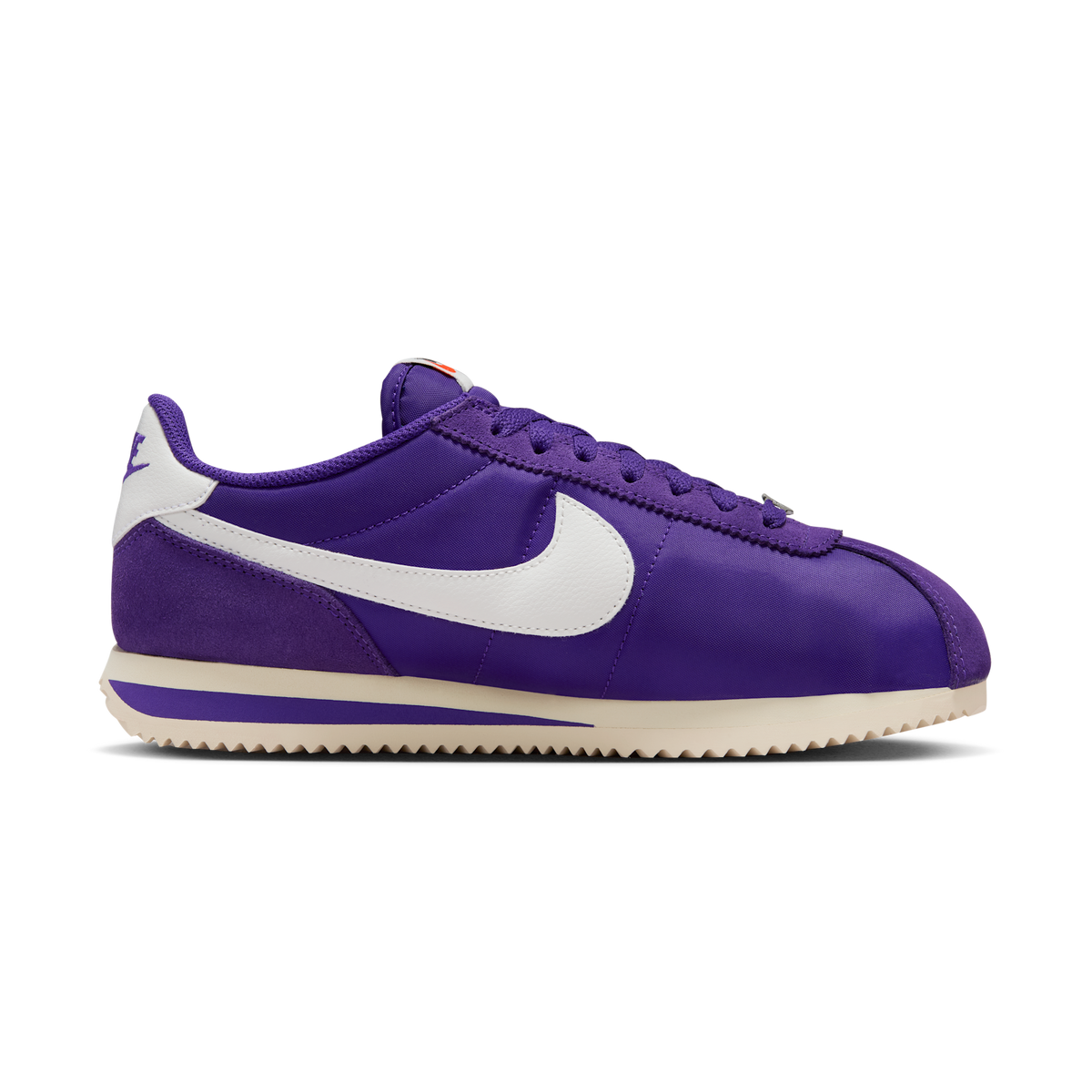 Nike Cortez Textile Field Purple Alabaster Safety Orange Summit White (Women's) | DZ2795-500