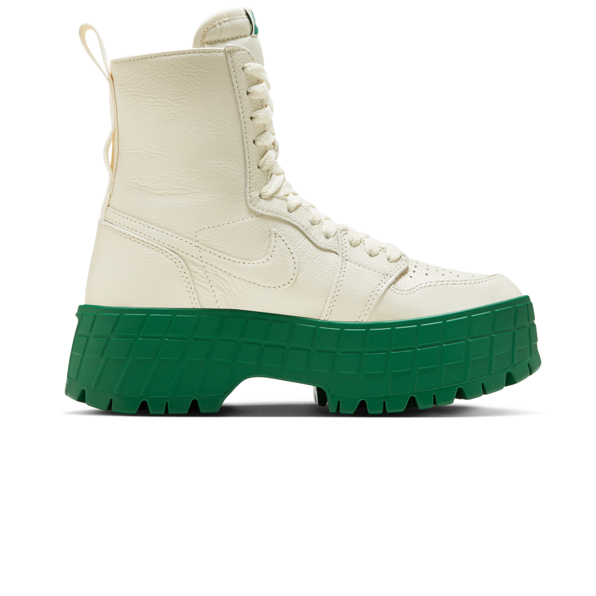 Jordan 1 High Brooklyn Coconut Milk Pine Green (Women's)