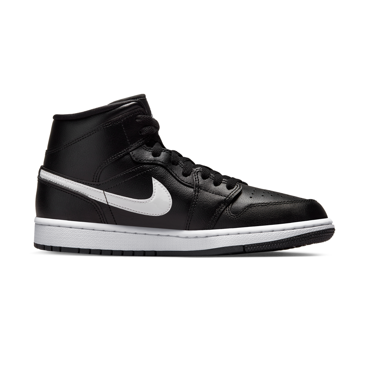 Jordan 1 Mid Black White (Women's)