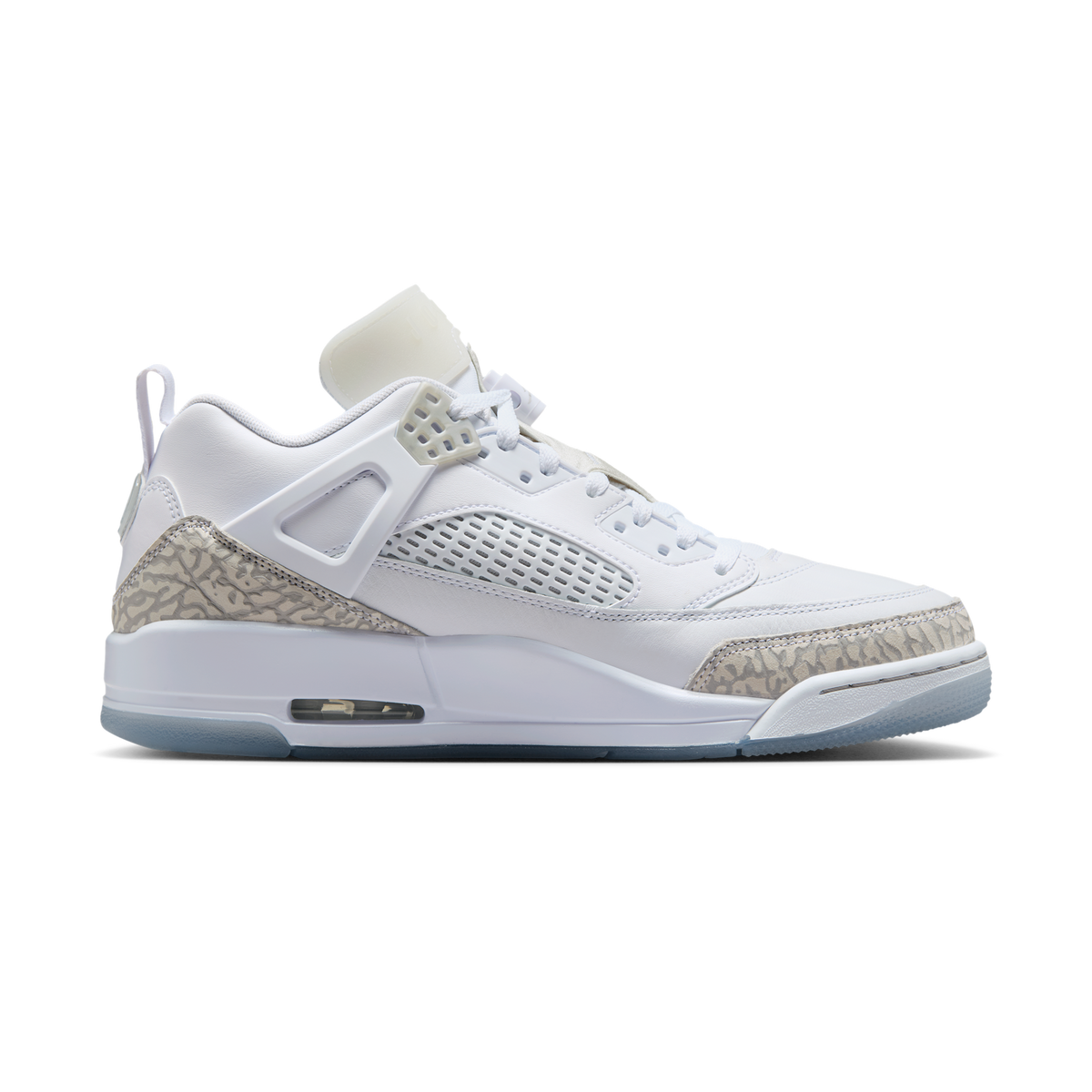 Jordan Spizike Low White Metallic Silver Barely Blue Neutral Grey