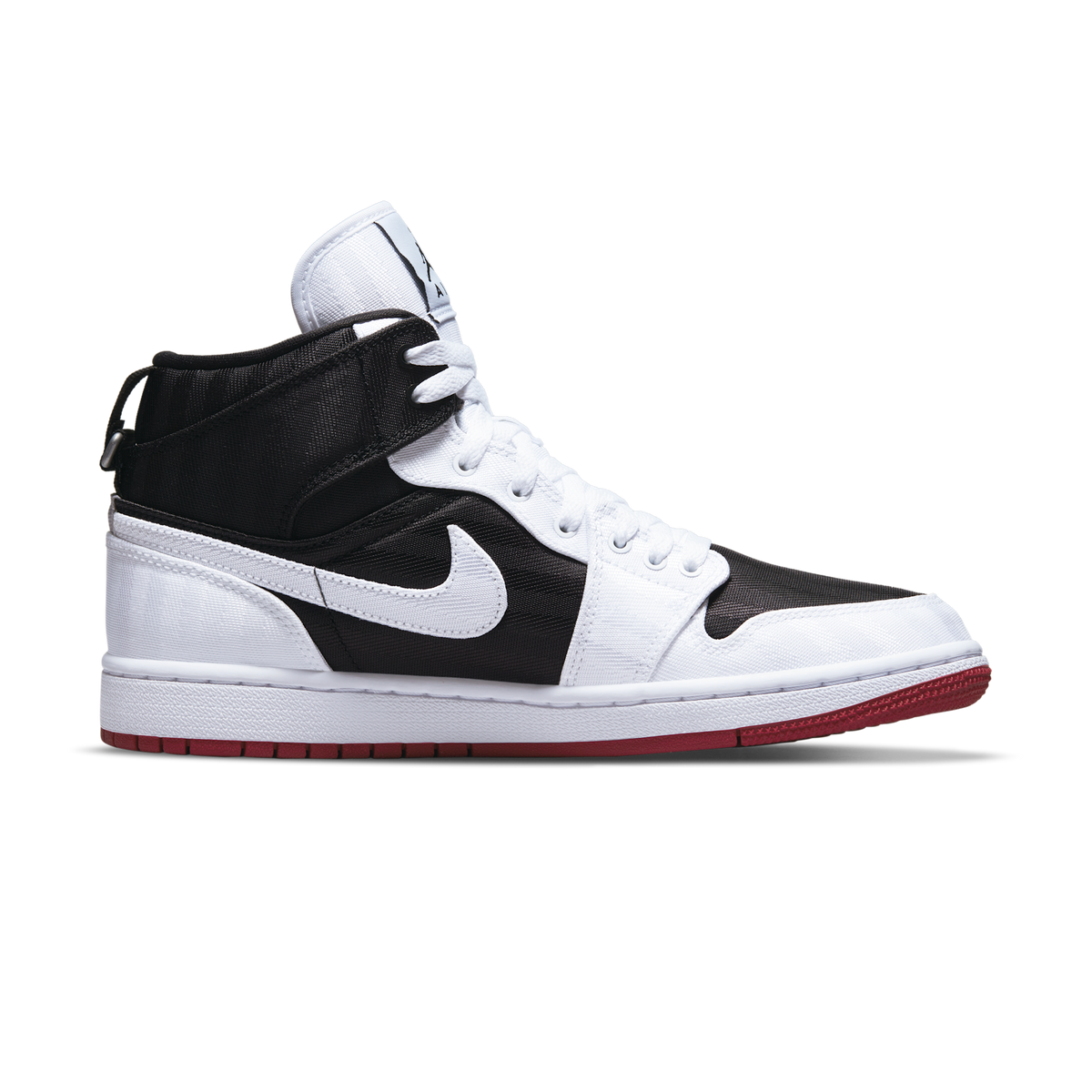 Jordan 1 Mid SE Utility Canvas White Black Gym Red (Women's)