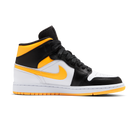 Jordan 1 Mid Laser Orange Black (Women's)