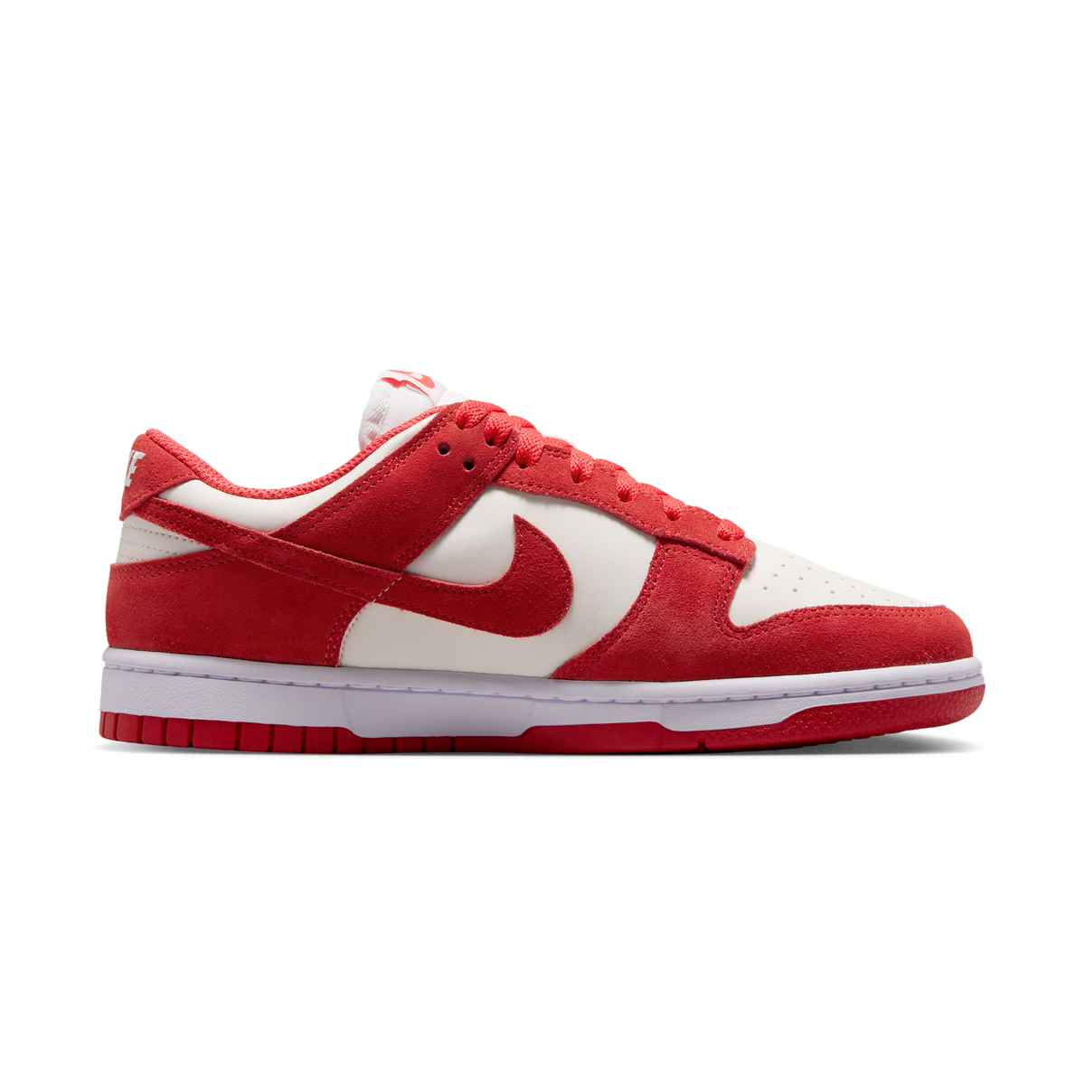 Nike Dunk Low Sail White Metallic Silver Light Crimson (Women's) | IO4244-103