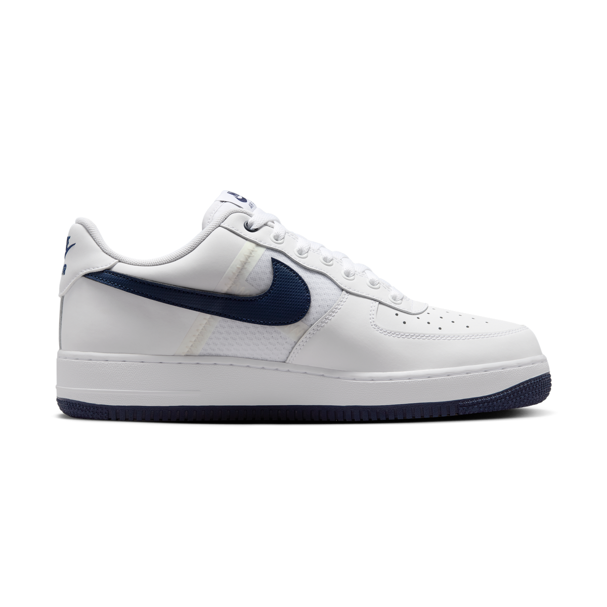 Nike Air Force 1 Low '07 LV8 SE Mesh Tape White Midnight Navy